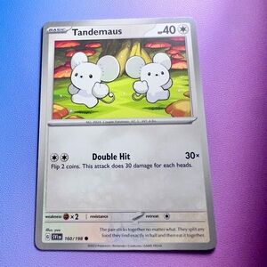 tandemaus - 160/198 (common) — pokemon: scarlet & violet base set